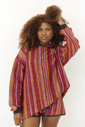Sweater SATZA Stripes rojo