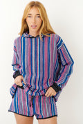 Sweater Stripes azul