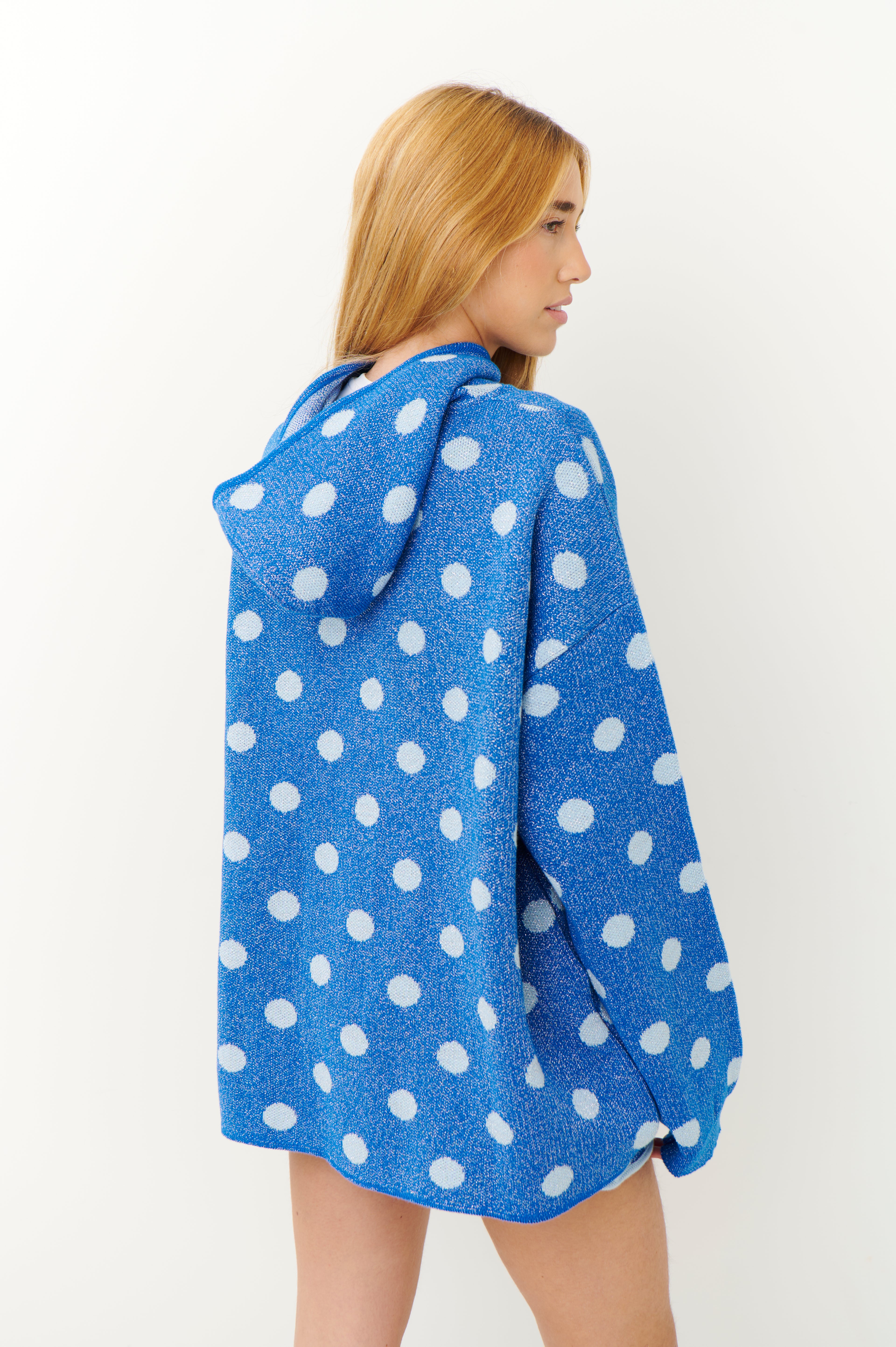 Sweater Polka azul