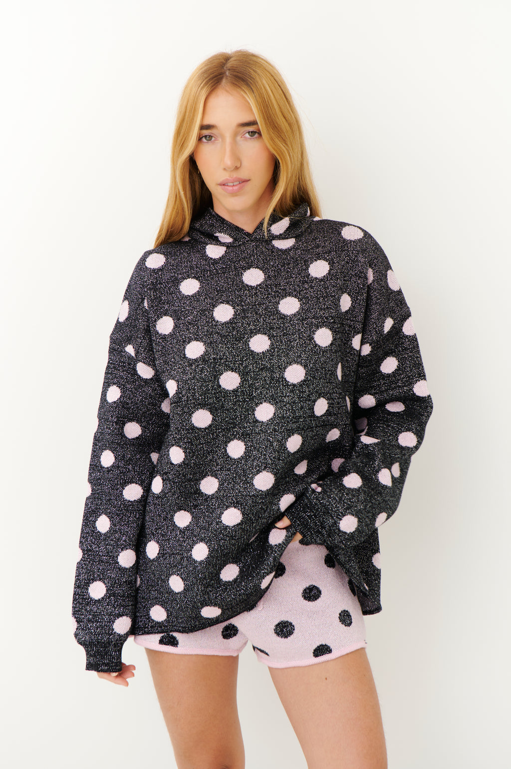 Sweater SATZA Polka negro