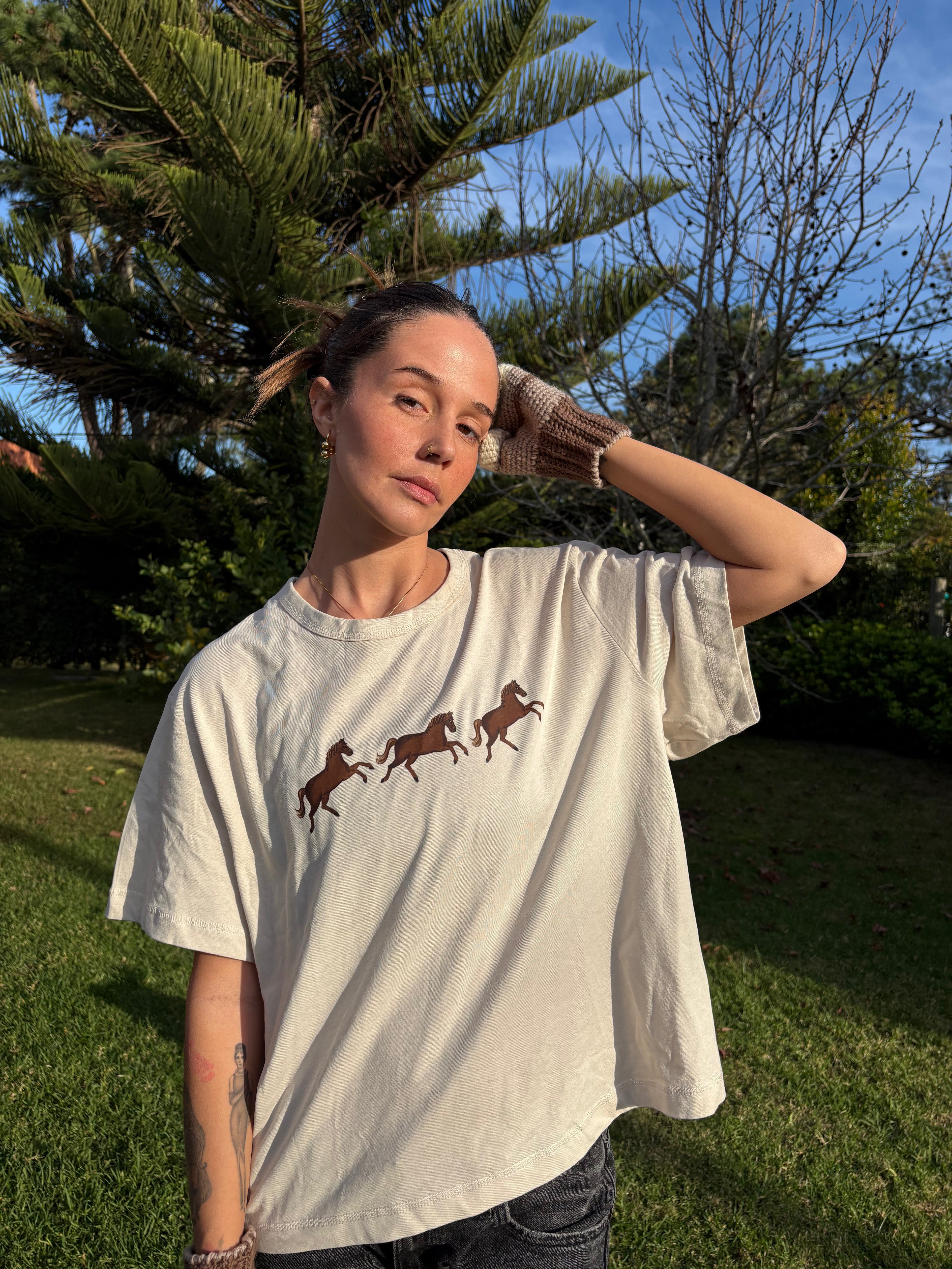 Remera Triple Poni